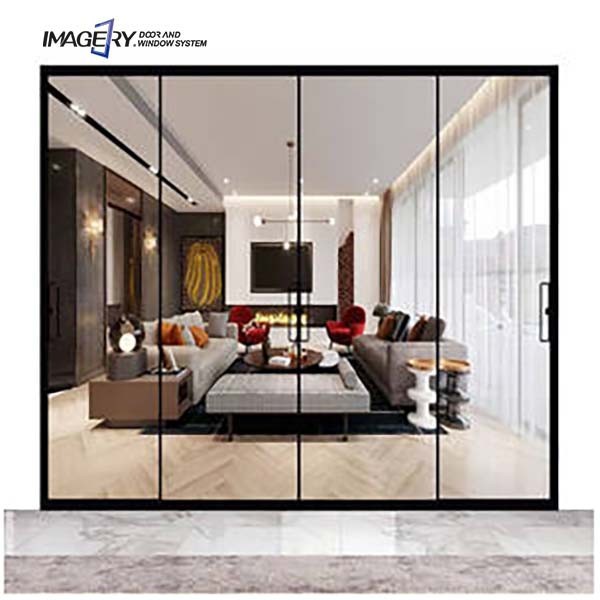 Extremely Narrow Living Room Sliding Door