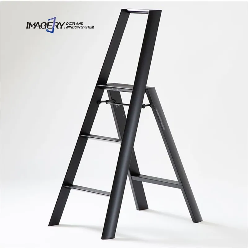 Folding Aluminum 3-Step Ladder