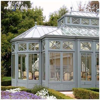 Aluminium Winterhaus Garten Glas